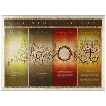 puzzleplate The Story of God, Vintage Poster 1000 Jigsaw Puzzle
