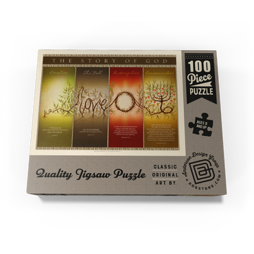 The Story of God, Vintage Poster 100 Jigsaw Puzzle box view3