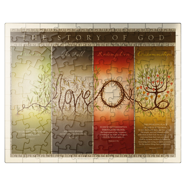 puzzleplate The Story of God, Vintage Poster 100 Jigsaw Puzzle