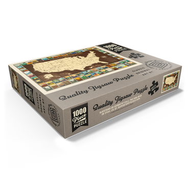 63 National Parks: Map Of USA 1000 Jigsaw Puzzle box view1