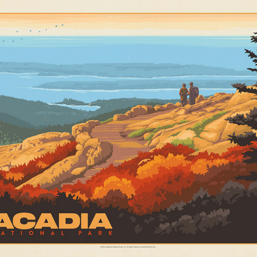 Acadia National Park: 100th Anniversary (Horizontal) 100 Jigsaw Puzzle 3D Modell