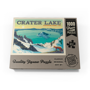 Crater Lake National Park: Winter Fox (Horizontal) 1000 Jigsaw Puzzle box view3
