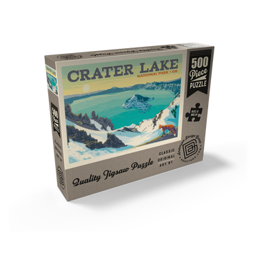 Crater Lake National Park: Winter Fox (Horizontal) 500 Jigsaw Puzzle box view2