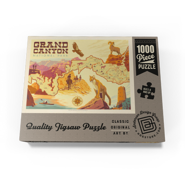 Grand Canyon National Park: Illustrated Map 1000 Jigsaw Puzzle box view3