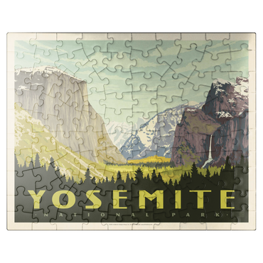 puzzleplate Yosemite National Park: Yosemite Valley (Horizontal) 100 Jigsaw Puzzle