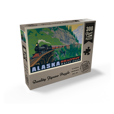 Alaska: Skagway, Vintage Poster 300 Jigsaw Puzzle box view2