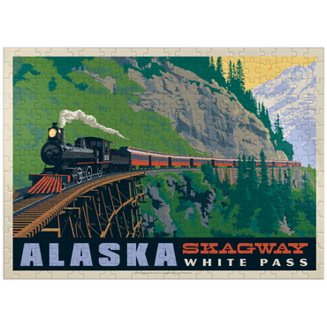puzzleplate Alaska: Skagway, Vintage Poster 300 Jigsaw Puzzle