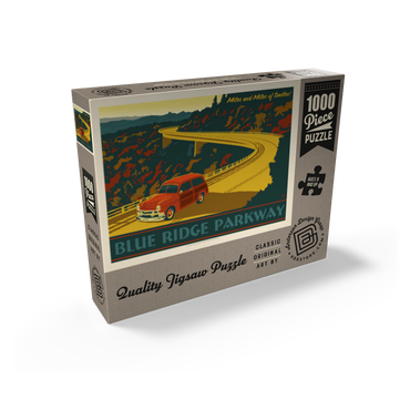 Blue Ridge Parkway, Vintage Poster 1000 Jigsaw Puzzle box view2