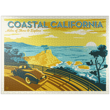 puzzleplate Coastal California (Horizontal) 1000 Jigsaw Puzzle