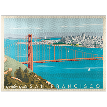 puzzleplate San Francisco: Golden Gate Bridge (Horizontal) 1000 Jigsaw Puzzle