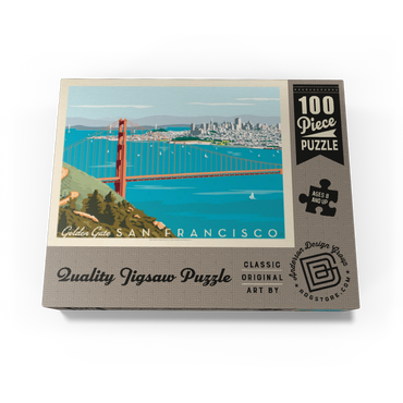San Francisco: Golden Gate Bridge (Horizontal) 100 Jigsaw Puzzle box view3