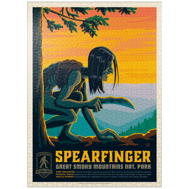 puzzleplate Legends Of The National Parks: Great Smoky Mountain's Spearfinger 1000 Jigsaw Puzzle