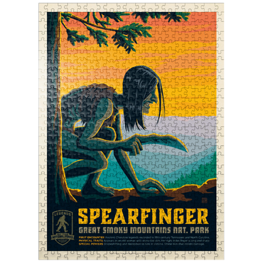 puzzleplate Legends Of The National Parks: Great Smoky Mountain's Spearfinger 500 Jigsaw Puzzle