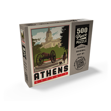 American College Towns: Athens, GA 500 Jigsaw Puzzle box view2