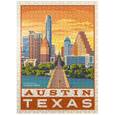 puzzleplate American College Towns: Austin, Texas 500 Jigsaw Puzzle