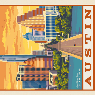 American College Towns: Austin, Texas 500 Jigsaw Puzzle 3D Modell