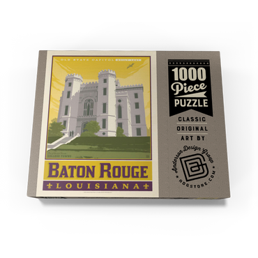 American College Towns: Baton Rouge, LA 1000 Jigsaw Puzzle box view3