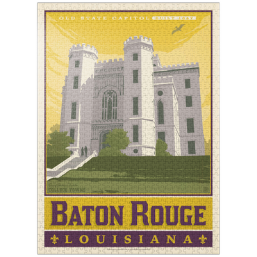 puzzleplate American College Towns: Baton Rouge, LA 1000 Jigsaw Puzzle