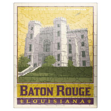 puzzleplate American College Towns: Baton Rouge, LA 100 Jigsaw Puzzle