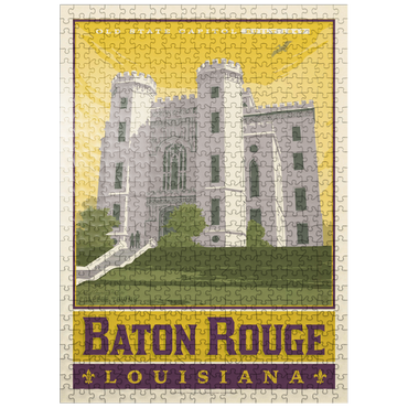 puzzleplate American College Towns: Baton Rouge, LA 500 Jigsaw Puzzle