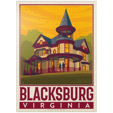 puzzleplate American College Towns: Blacksburg, VA 1000 Jigsaw Puzzle