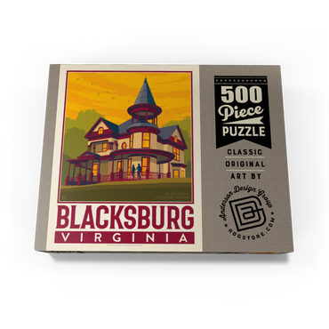 American College Towns: Blacksburg, VA 500 Jigsaw Puzzle box view3