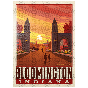 puzzleplate American College Towns: Bloomington, IN 500 Jigsaw Puzzle