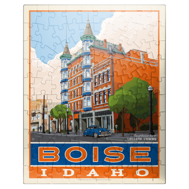 puzzleplate American College Towns: Boise, Idaho 100 Jigsaw Puzzle