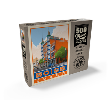 American College Towns: Boise, Idaho 500 Jigsaw Puzzle box view2