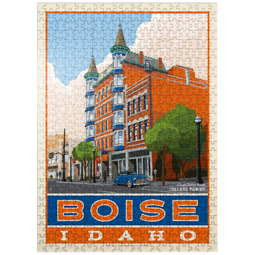 puzzleplate American College Towns: Boise, Idaho 500 Jigsaw Puzzle