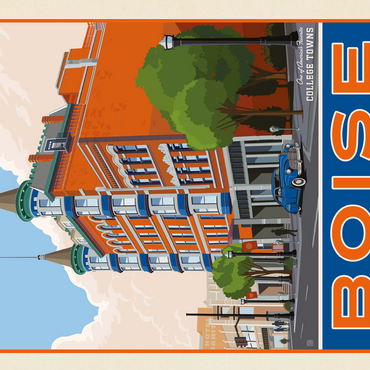 American College Towns: Boise, Idaho 500 Jigsaw Puzzle 3D Modell