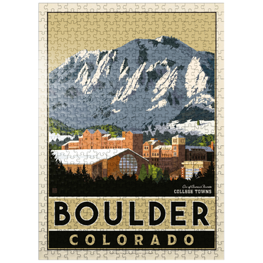 puzzleplate American College Towns: Boulder, CO 500 Jigsaw Puzzle
