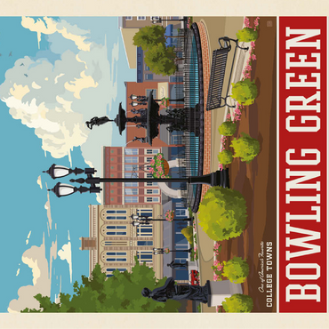 American College Towns: Bowling Green, KY 100 Jigsaw Puzzle 3D Modell