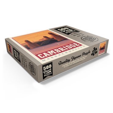 American College Towns: Cambridge, MA 500 Jigsaw Puzzle box view1