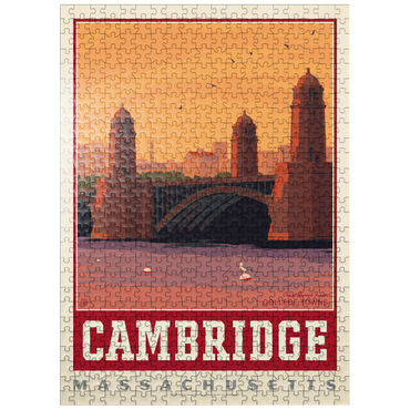 puzzleplate American College Towns: Cambridge, MA 500 Jigsaw Puzzle