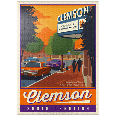 puzzleplate American College Towns: Clemson, SC 1000 Jigsaw Puzzle