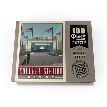 American College Towns: College Station, TX 100 Jigsaw Puzzle box view3