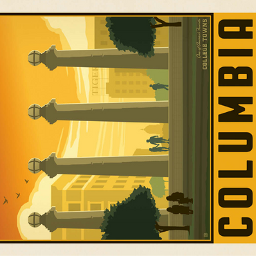 American College Towns: Columbia, MO 100 Jigsaw Puzzle 3D Modell