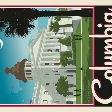 American College Towns: Columbia, SC 1000 Jigsaw Puzzle 3D Modell