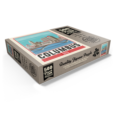 American College Towns: Columbus, OH 500 Jigsaw Puzzle box view1