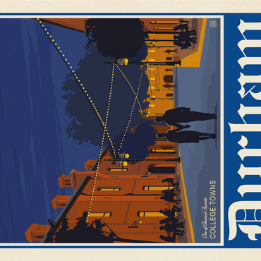 American College Towns: Durham, NC 1000 Jigsaw Puzzle 3D Modell