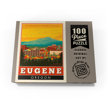American College Towns: Eugene, Oregon 100 Jigsaw Puzzle box view3