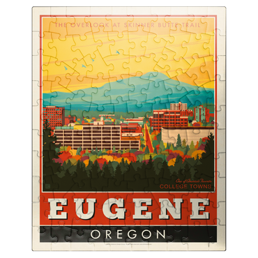 puzzleplate American College Towns: Eugene, Oregon 100 Jigsaw Puzzle