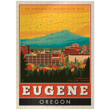 puzzleplate American College Towns: Eugene, Oregon 300 Jigsaw Puzzle