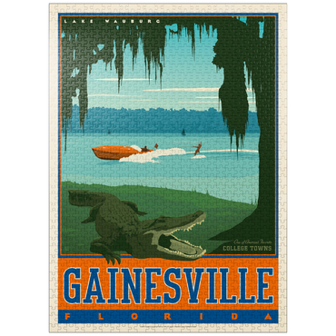 puzzleplate American College Towns: Gainesville, Florida 1000 Jigsaw Puzzle