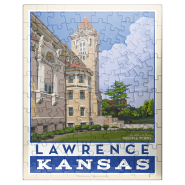 puzzleplate American College Towns: Lawrence, Kansas 100 Jigsaw Puzzle