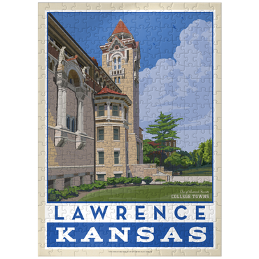 puzzleplate American College Towns: Lawrence, Kansas 300 Jigsaw Puzzle
