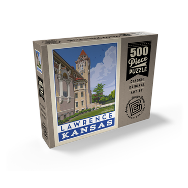 American College Towns: Lawrence, Kansas 500 Jigsaw Puzzle box view2