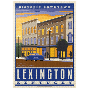 puzzleplate American College Towns: Lexington, KY 1000 Jigsaw Puzzle