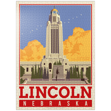 puzzleplate American College Towns: Lincoln, NE 1000 Jigsaw Puzzle
